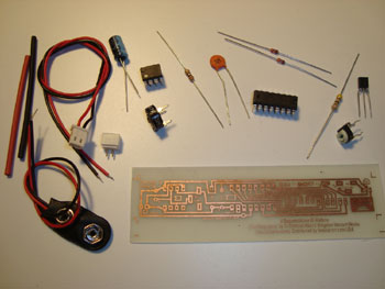 The Sequenziatore Circuit Board Kit comes with